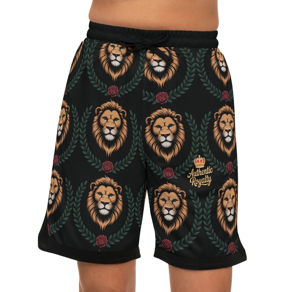Authentic Royalty "Lion Crest" Basketball Shorts