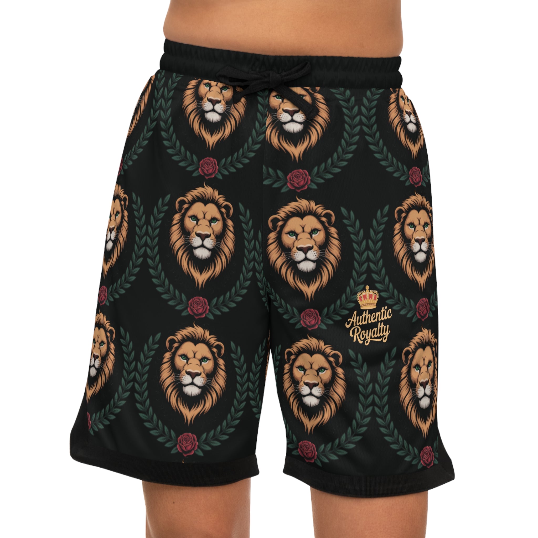 Authentic Royalty "Lion Crest" Basketball Shorts