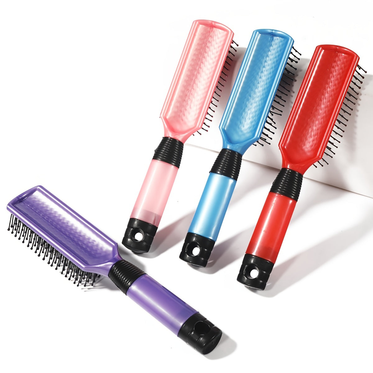 1pc Plastic Detangling Brush Hairdressing Comb Rib Comb Massage Hair Brush For All Hair Types For Men And Women