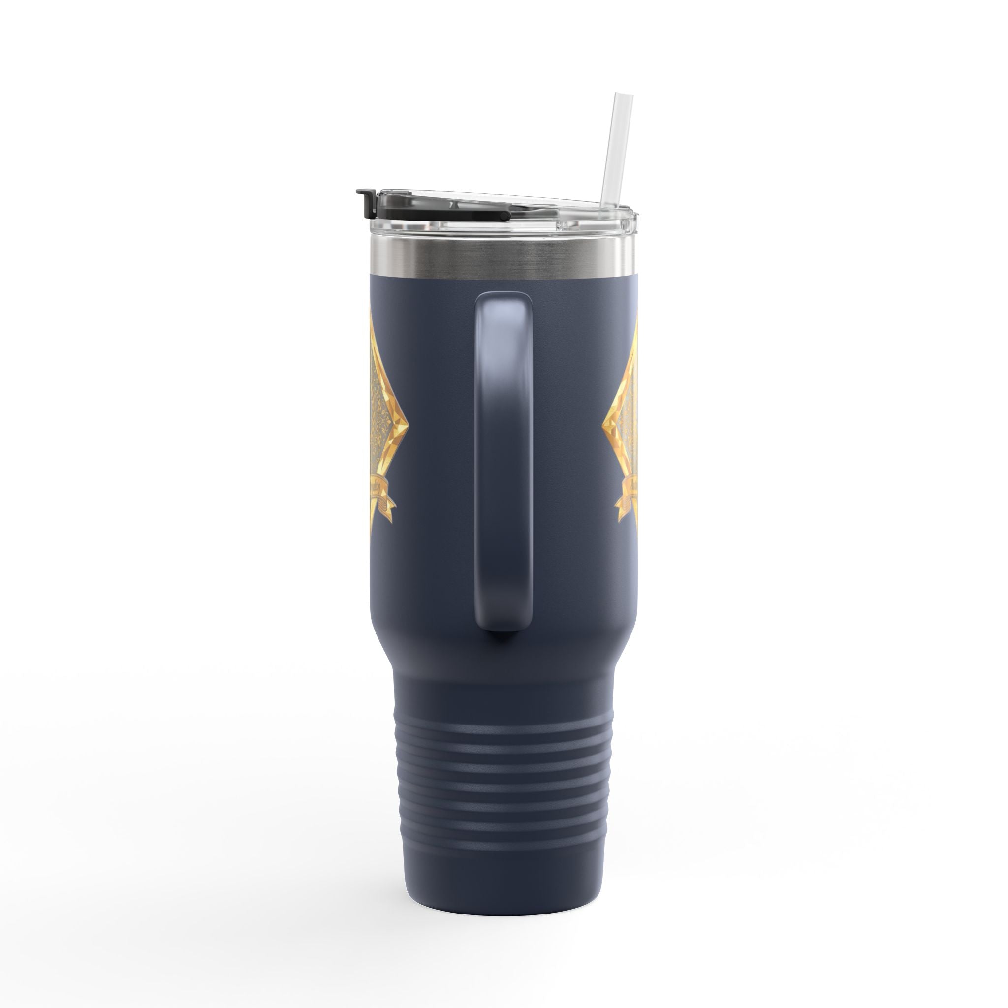 40oz "Gold Crest"  Tumbler