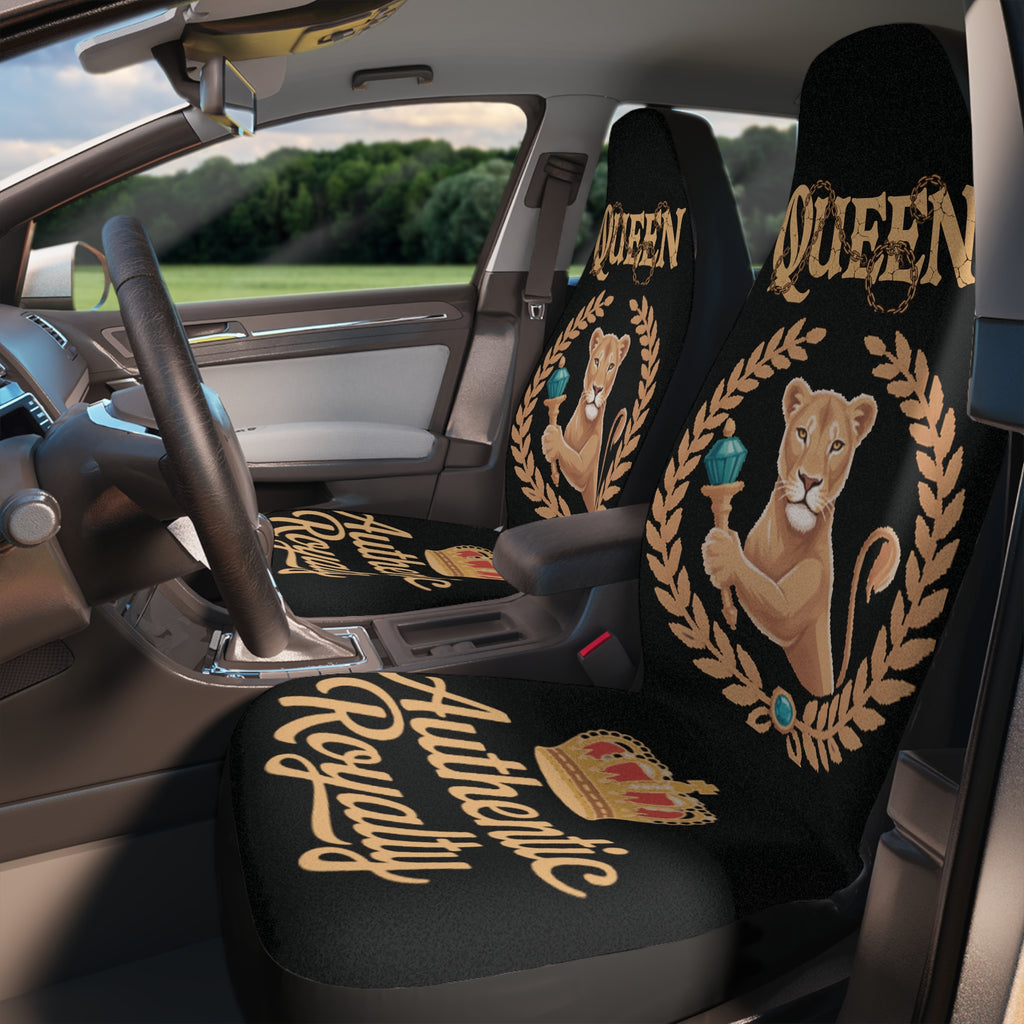 "Queen Lioness" 4 Set Car Seat Covers
