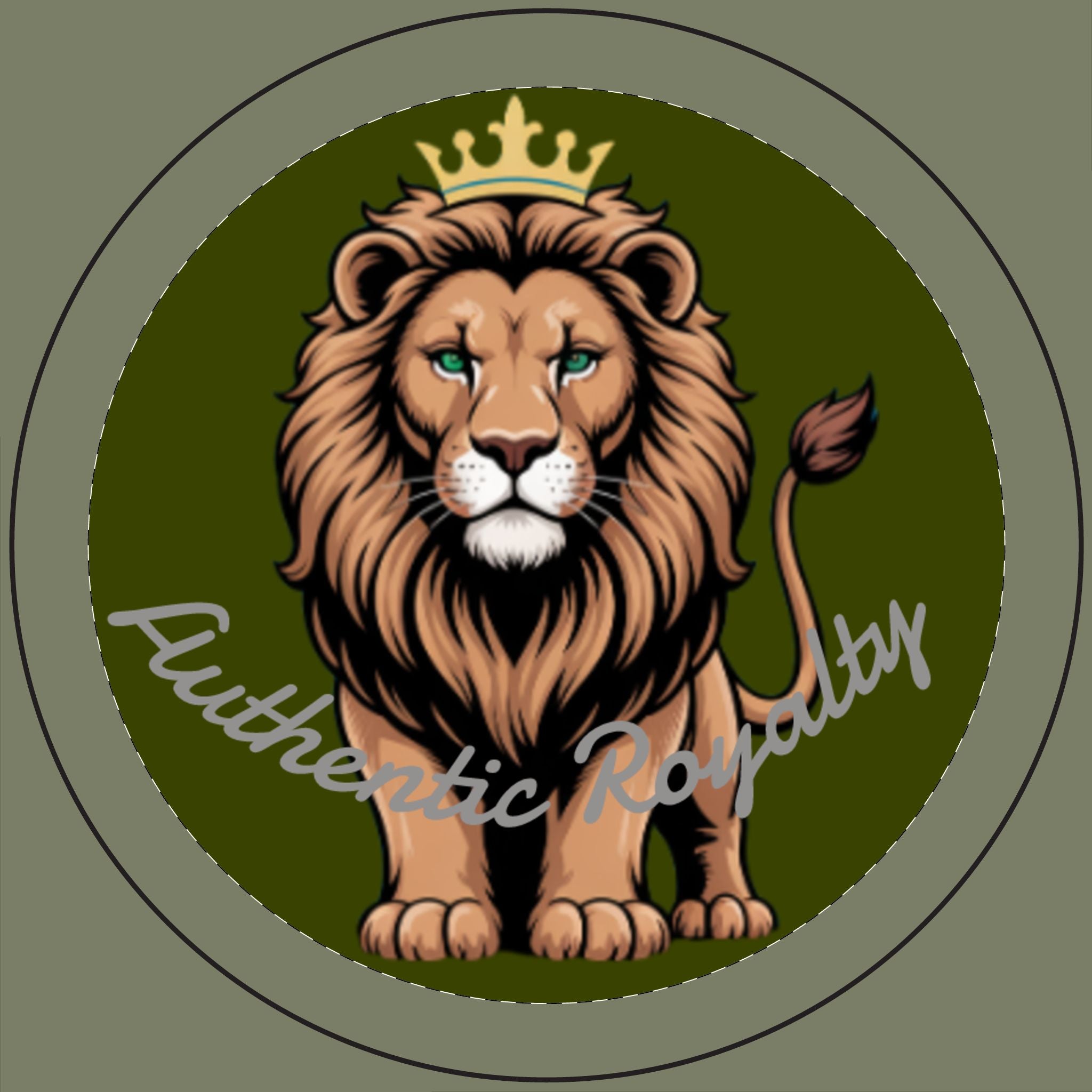 Authentic Royalty "Queen Lion" (Engraved) Soy Candle —  14oz Scented Candle