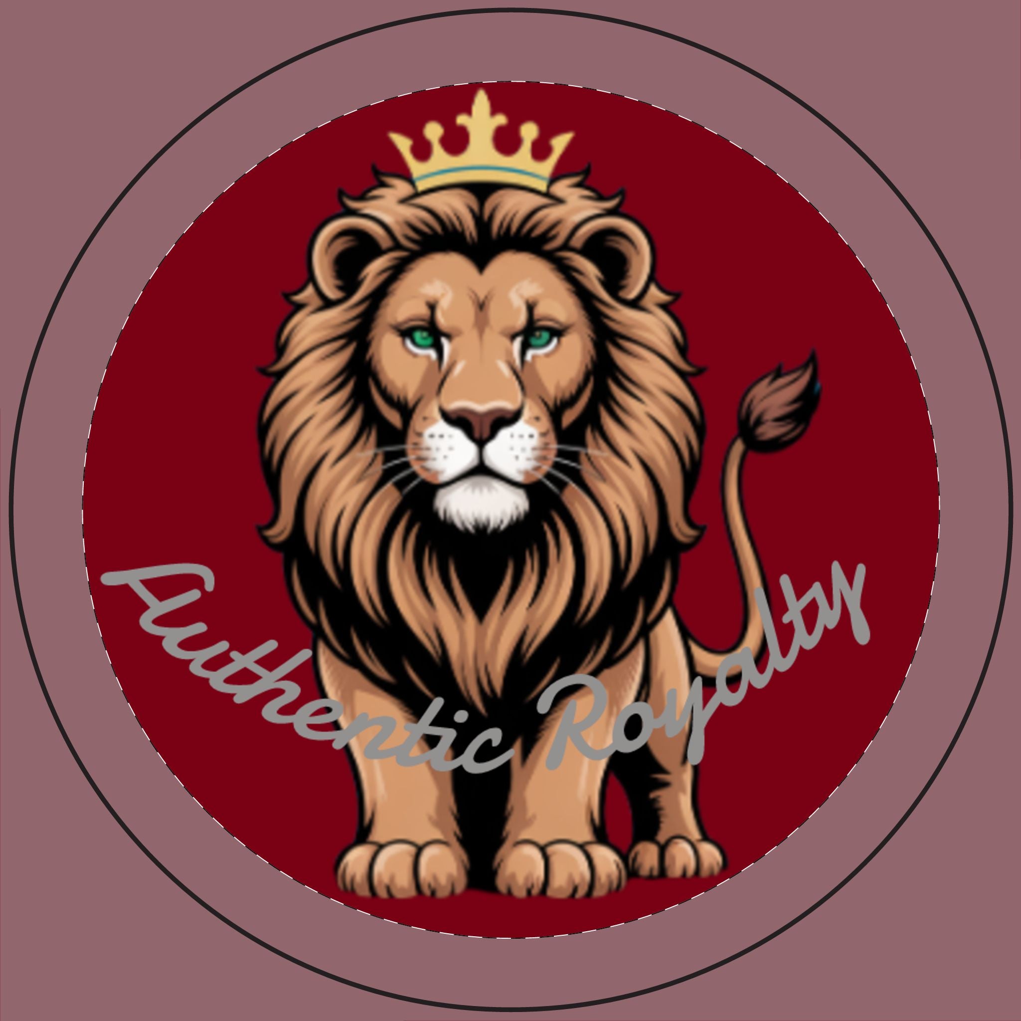 Authentic Royalty "Queen Lion" (Engraved) Soy Candle —  14oz Scented Candle