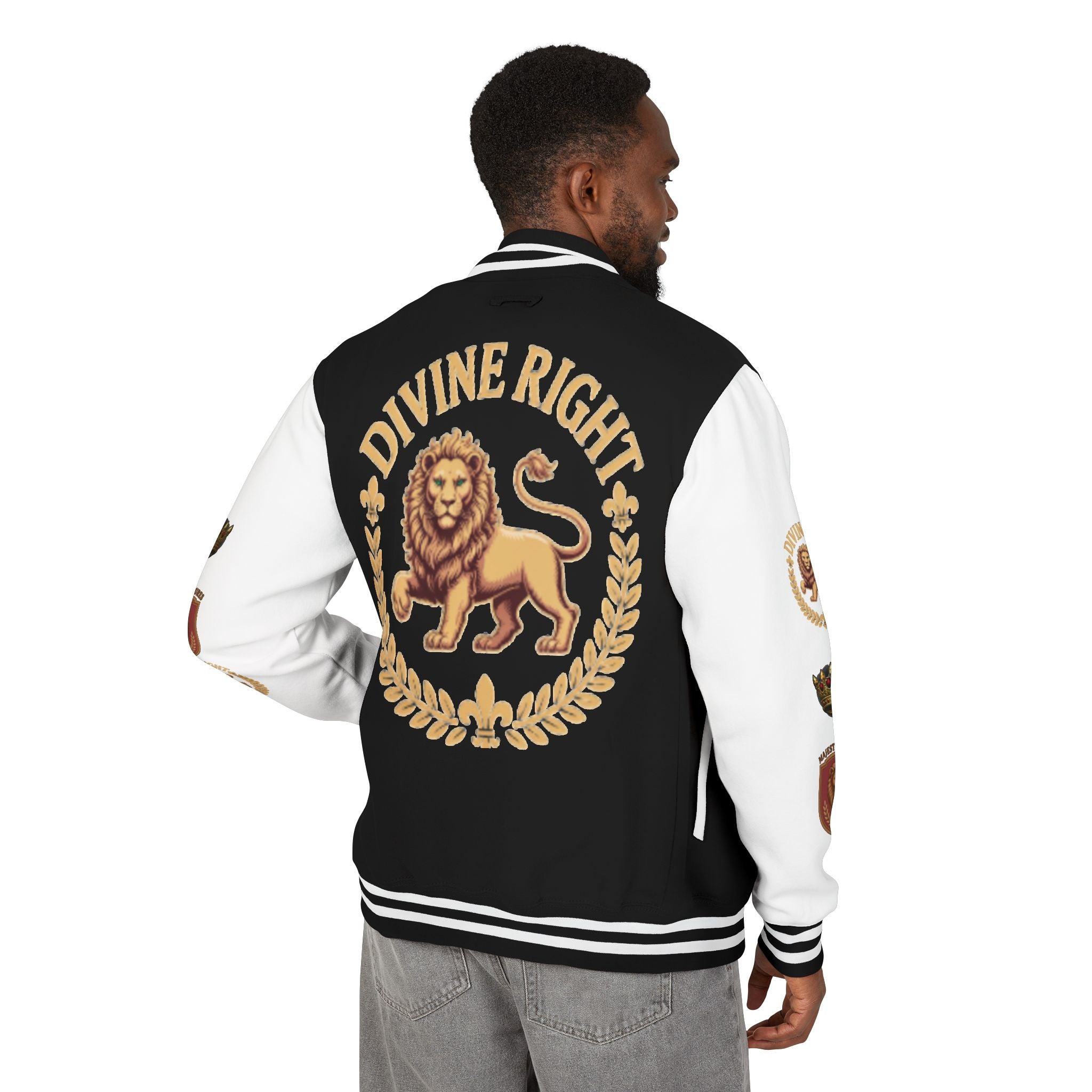 Men's "Crowned King" Varsity Jacket