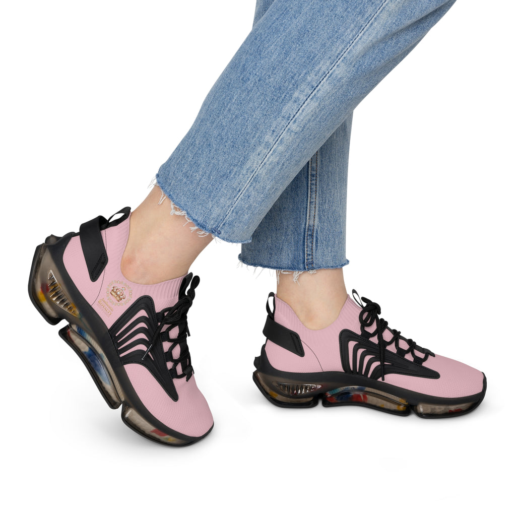 KoolKingKickz Women's "Plush Pink" Mesh Sneakers