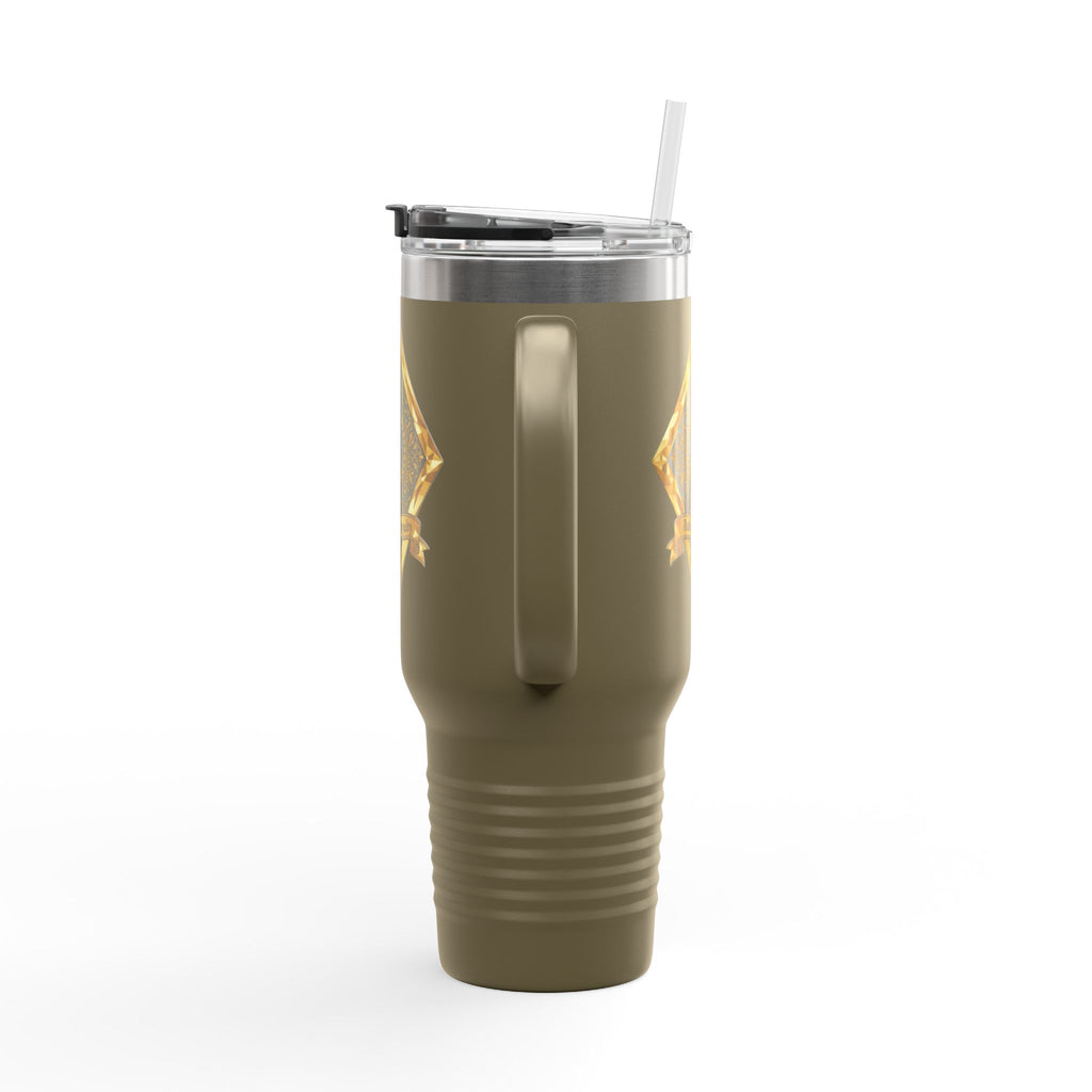 40oz "Gold Crest"  Tumbler