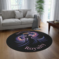 Authentic Royalty "Crowned Queen" Round Floor Rug