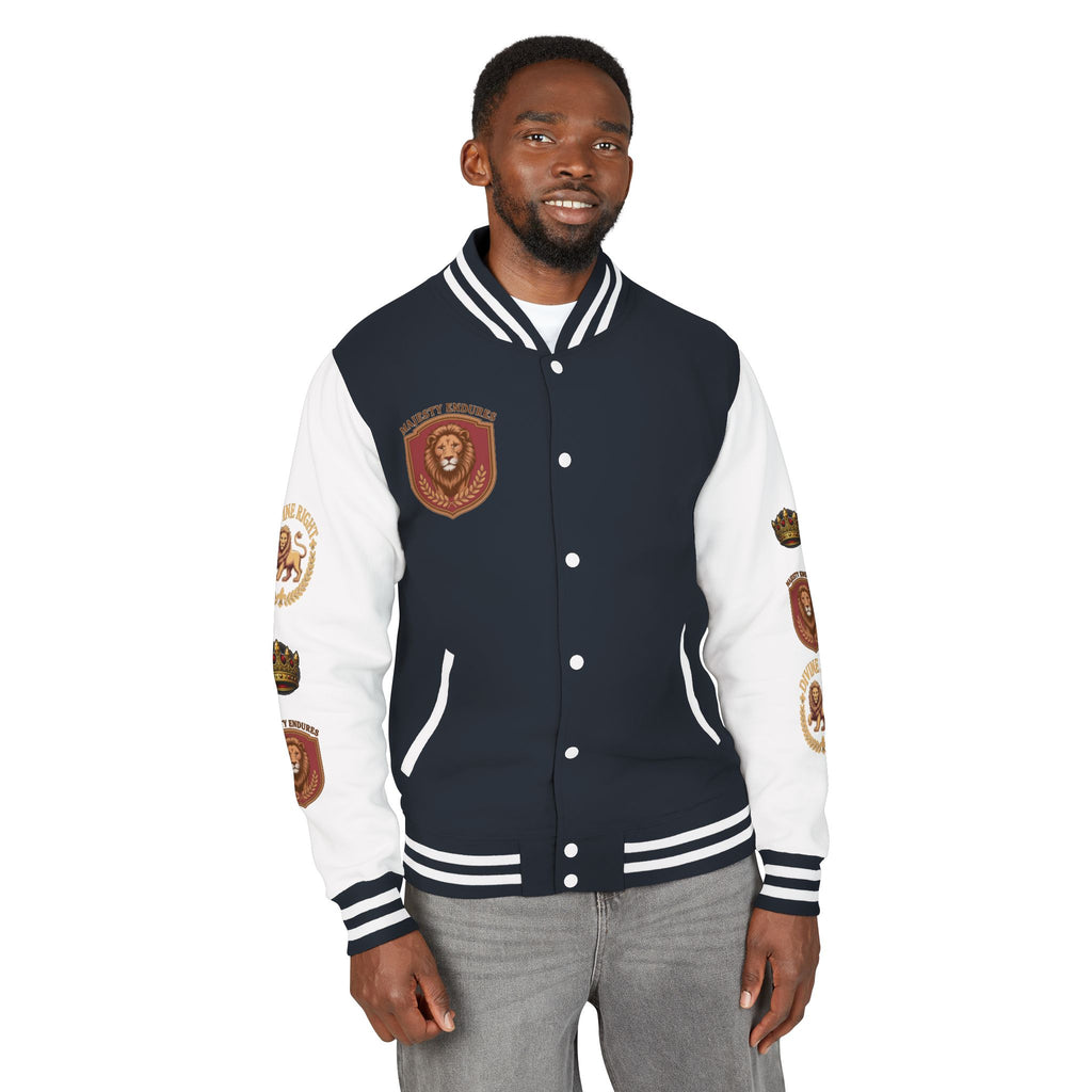 Authentic Royalty Men's "Crowned King" Letterman/Varsity Jacket