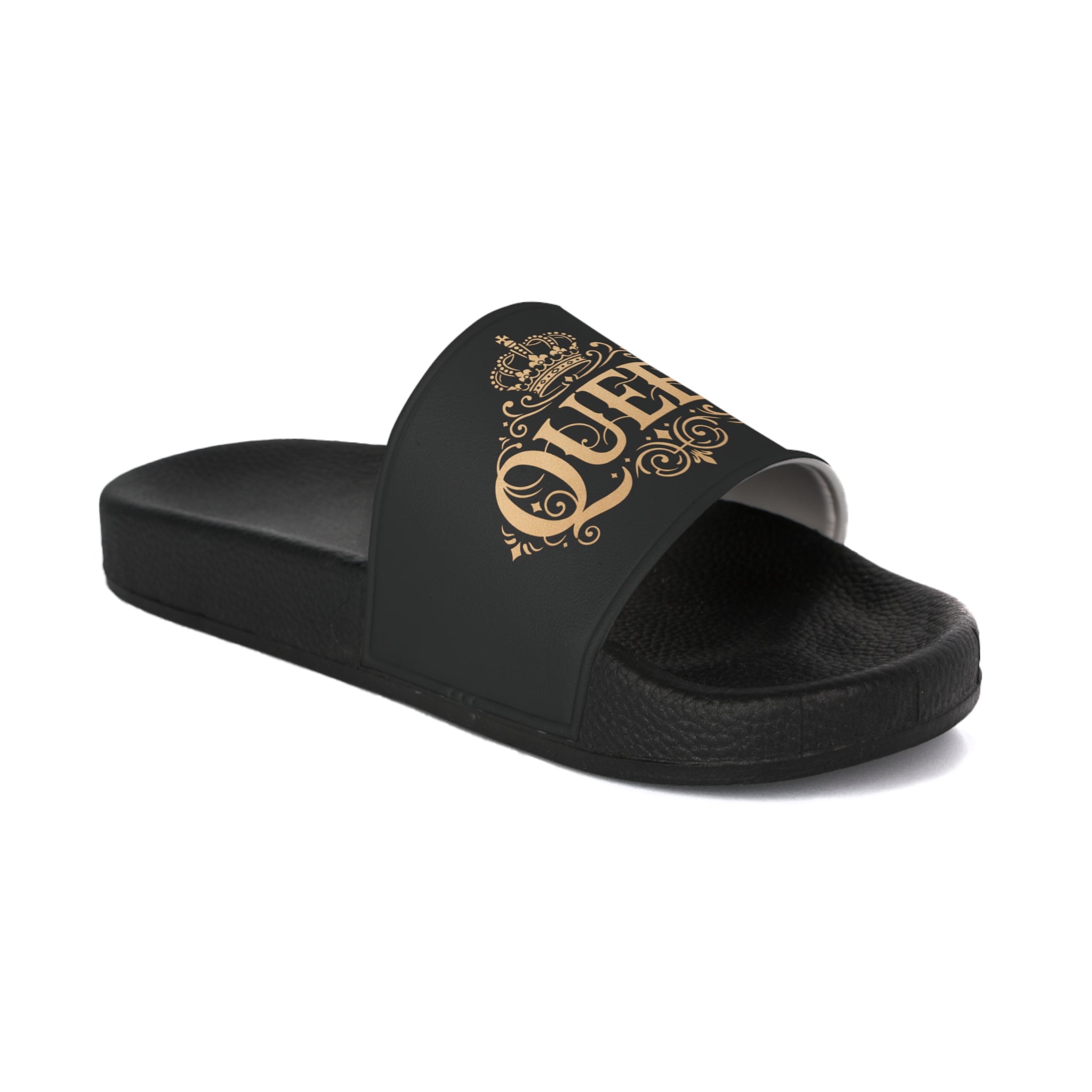 KoolKingKickz Women's "Queen Crown" Slide Sandals