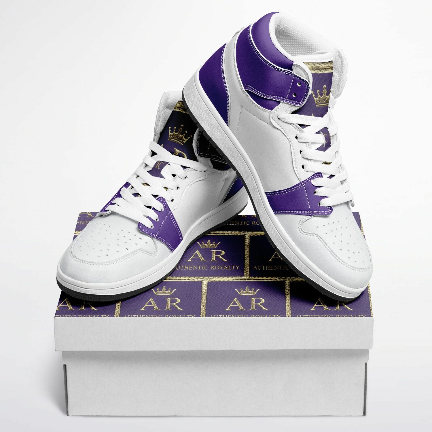 KoolKingKickz "Royal Motion" High Top Sneakers