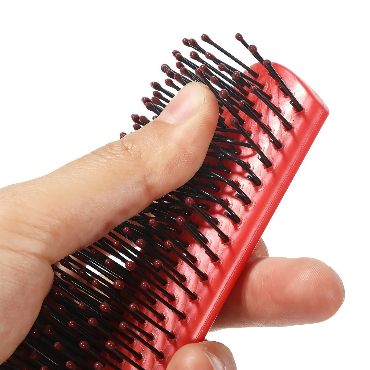 1pc Plastic Detangling Brush Hairdressing Comb Rib Comb Massage Hair Brush For All Hair Types For Men And Women