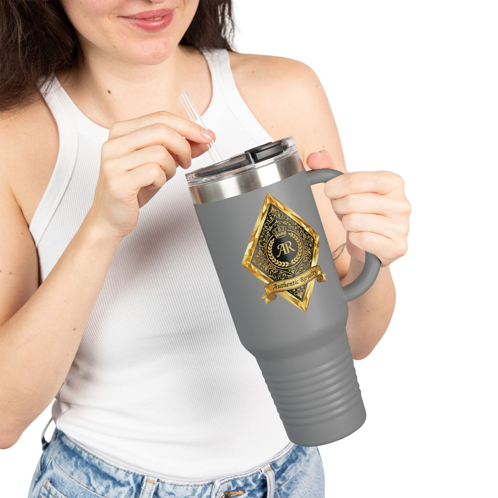 40oz "Gold Crest"  Tumbler