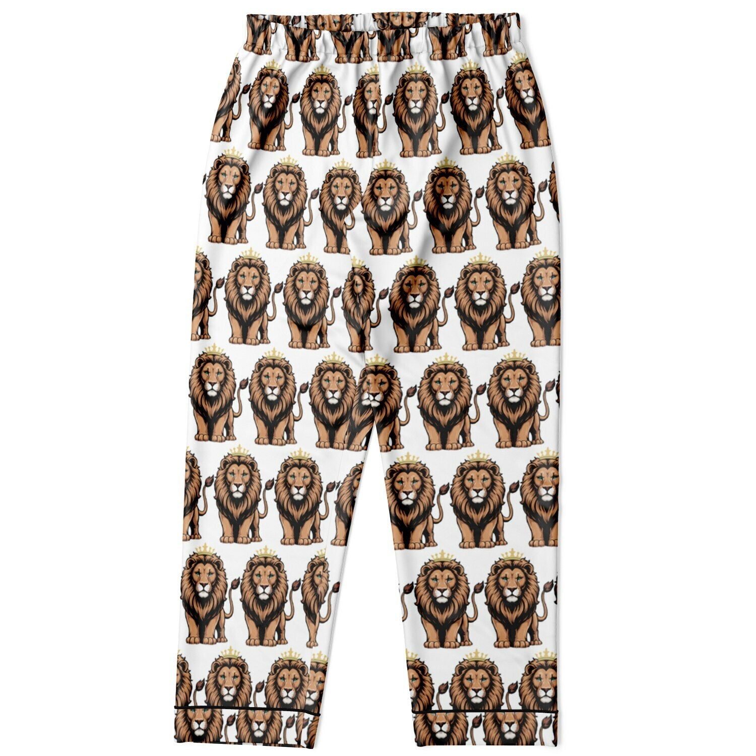 Authentic Royalty Women's "Queen Lion" Satin Pajamas