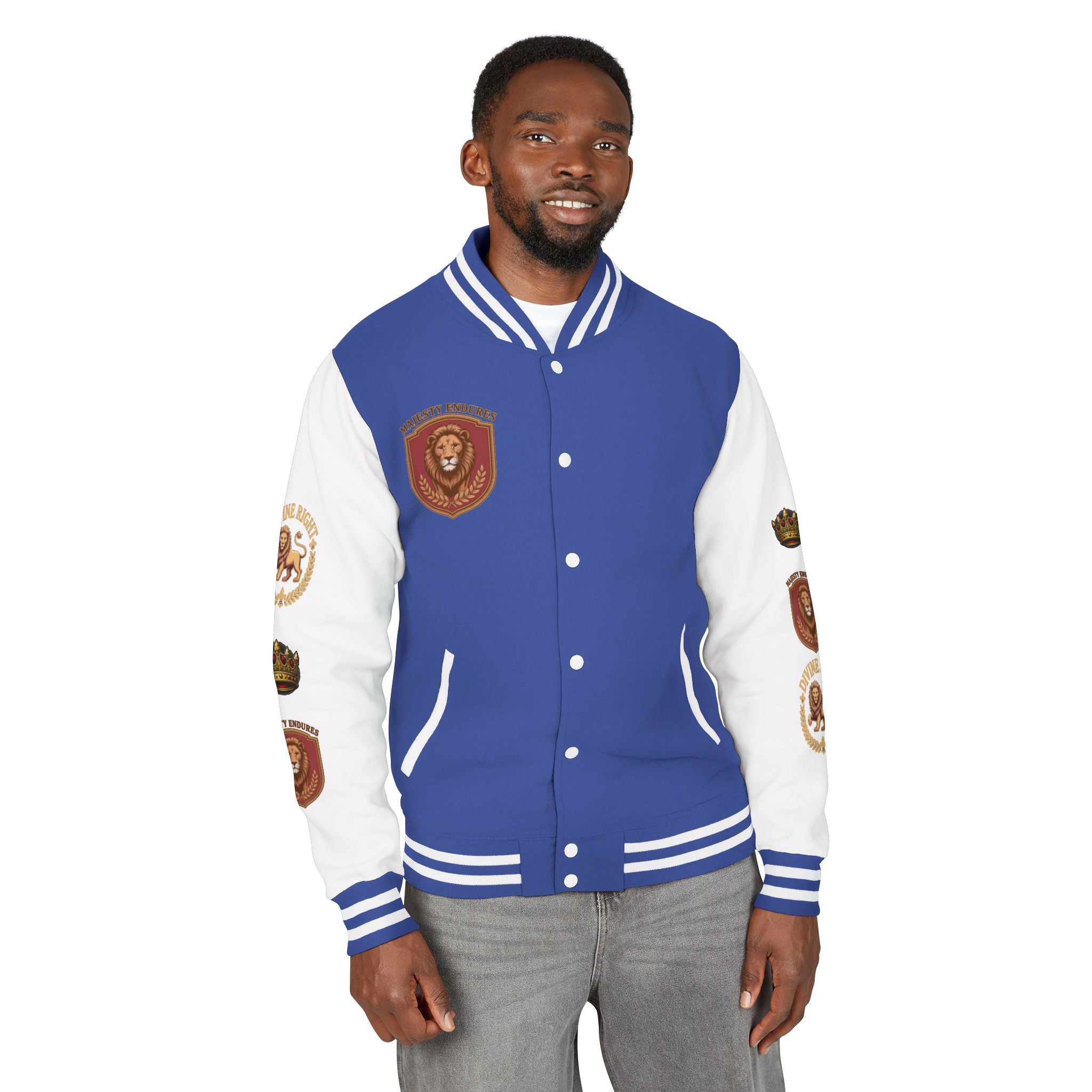 Men's "Crowned King" Varsity Jacket