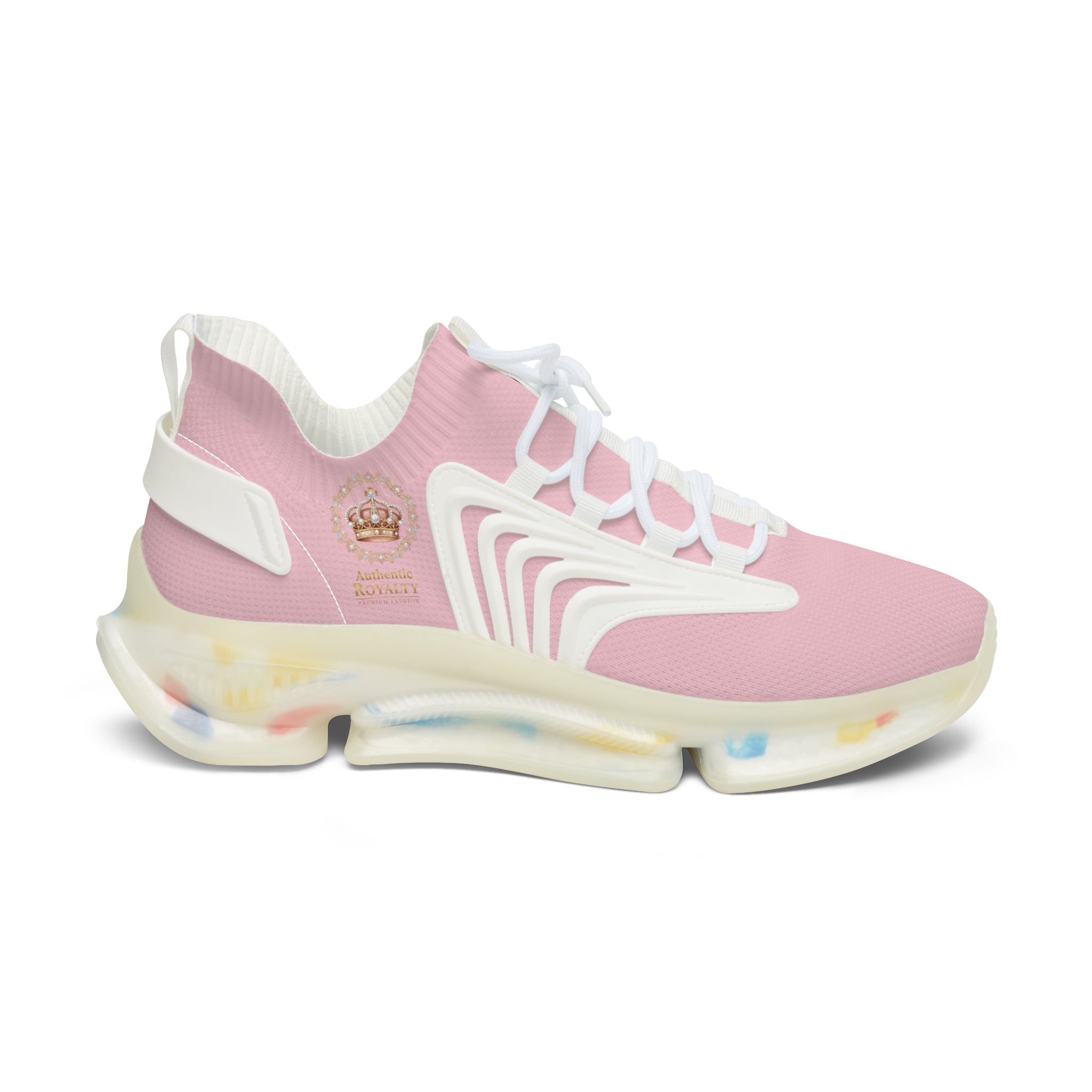 KoolKingKickz Women's "Plush Pink" Mesh Sneakers