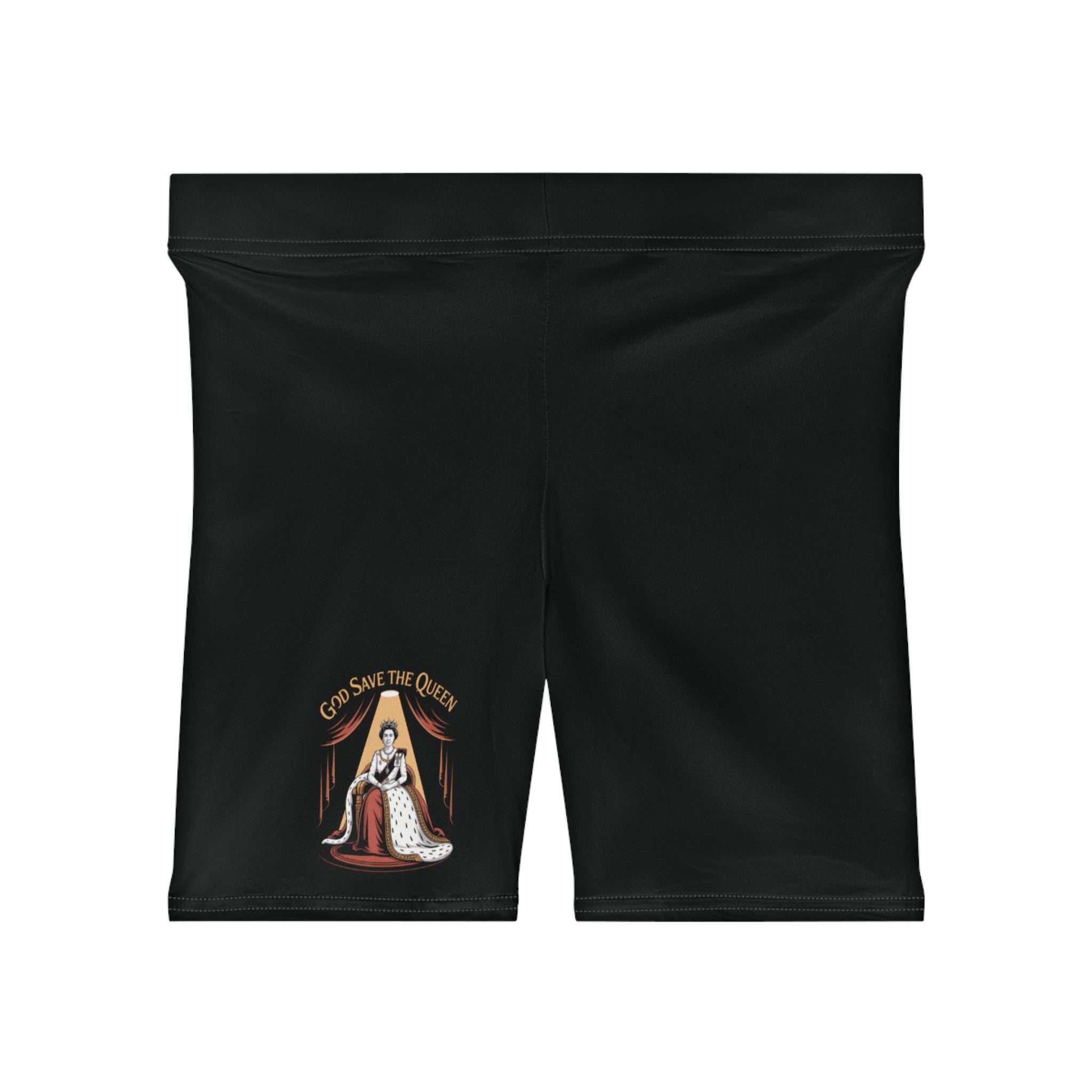 "God Save The Queen" Biker Shorts