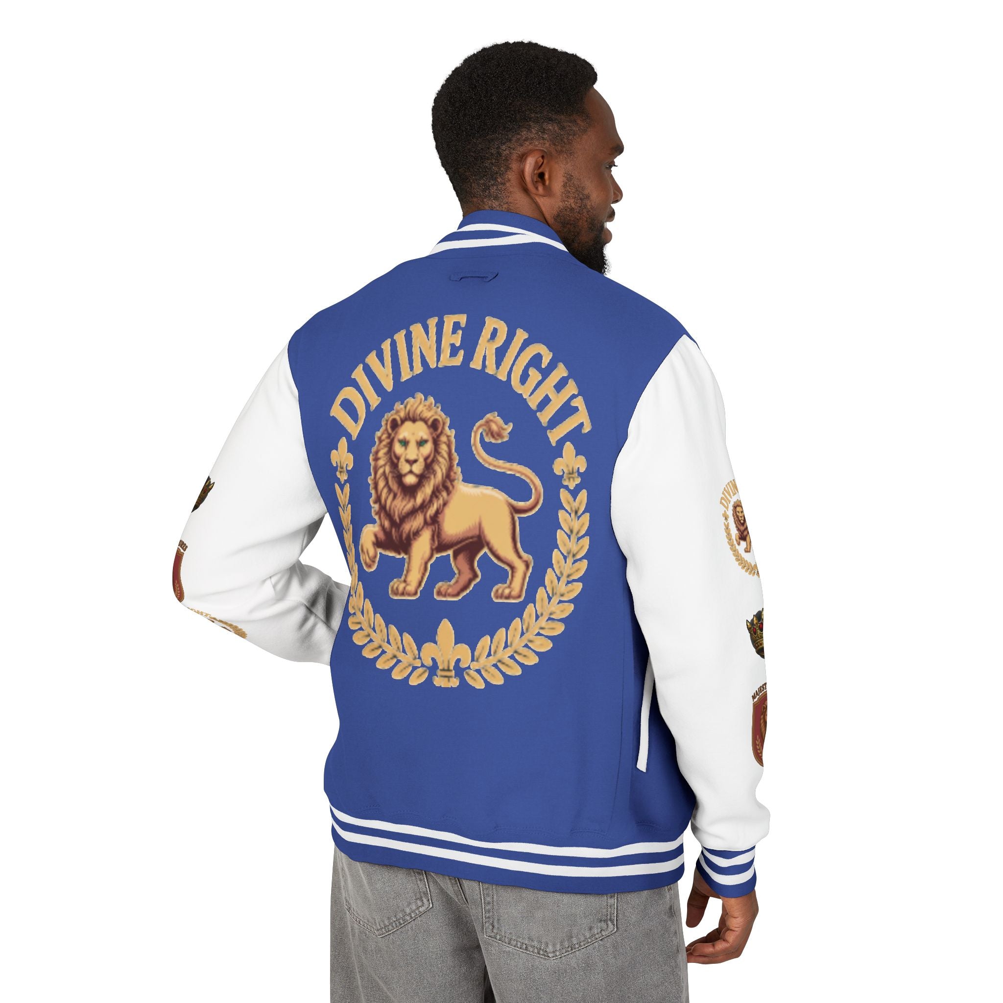 Men's "Crowned King" Varsity Jacket