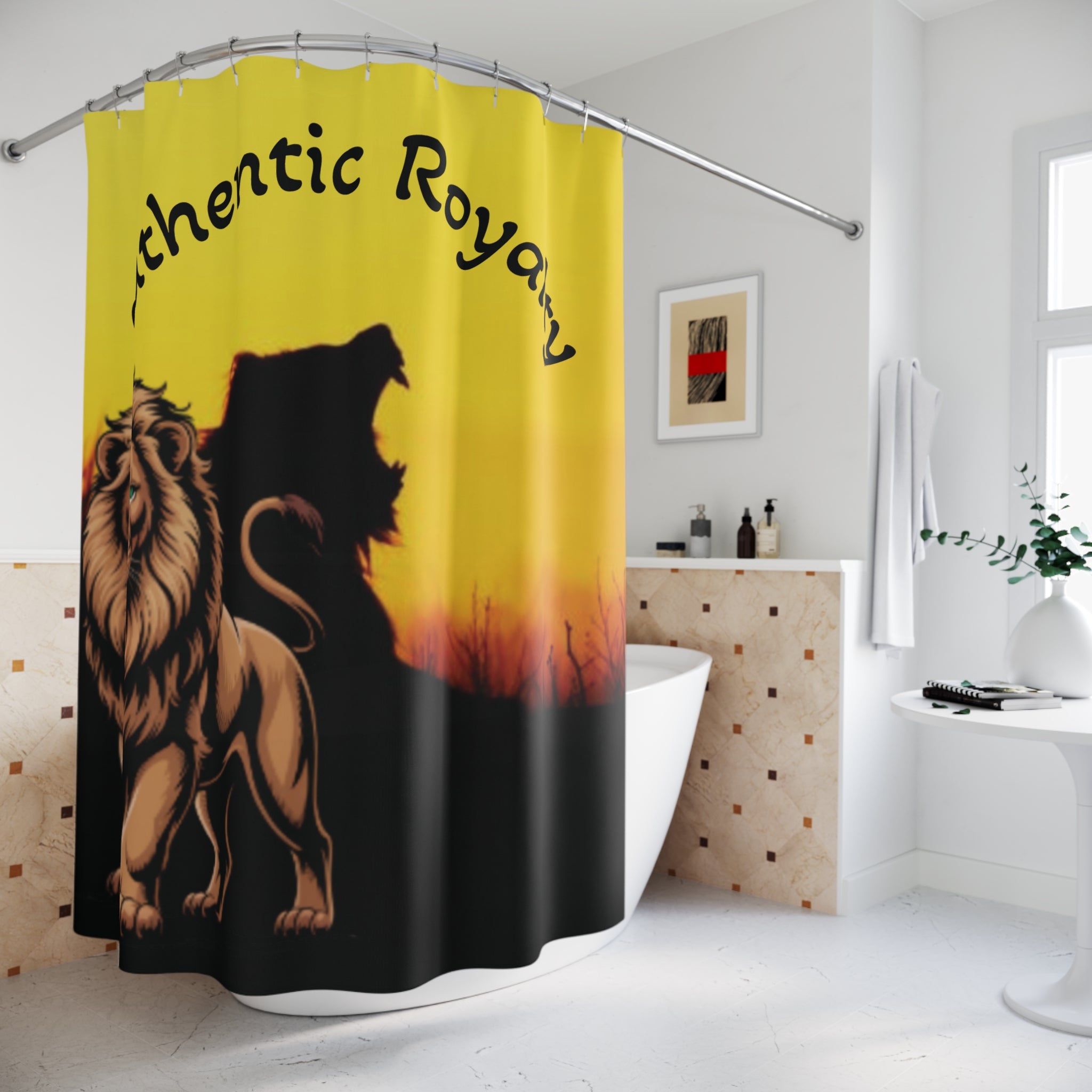 Lion Safari Bathroom Decor