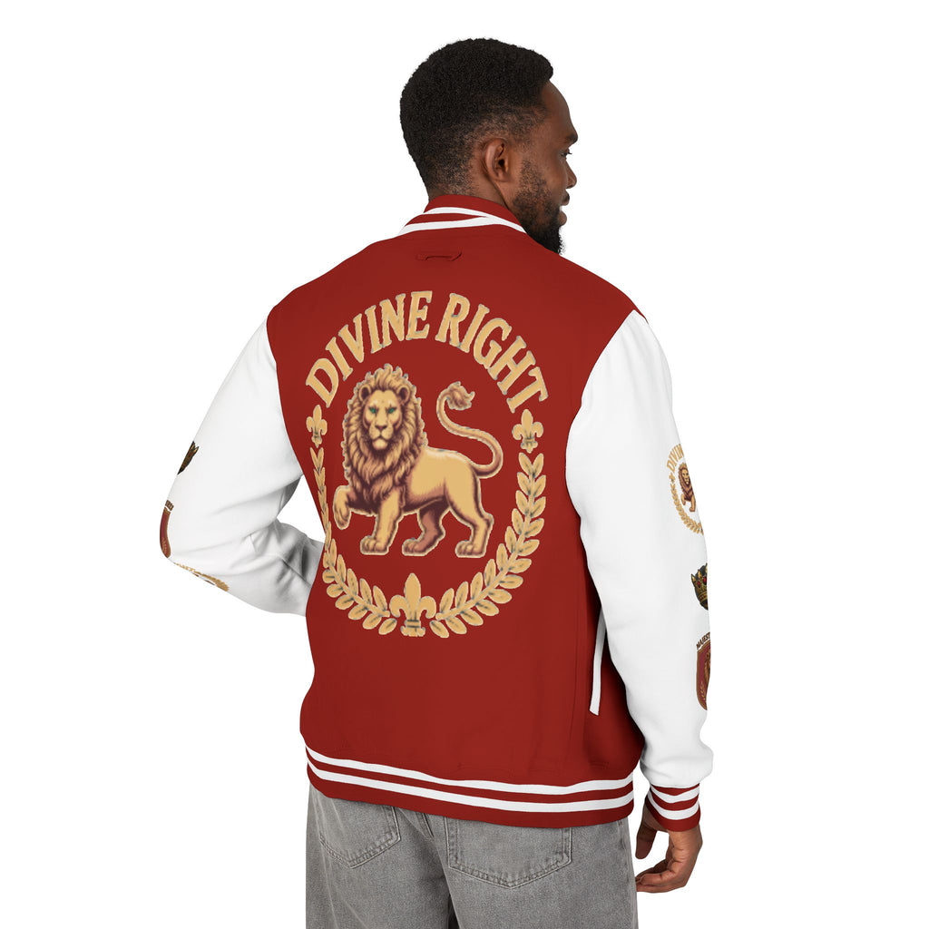 Authentic Royalty Men's "Crowned King" Letterman/Varsity Jacket