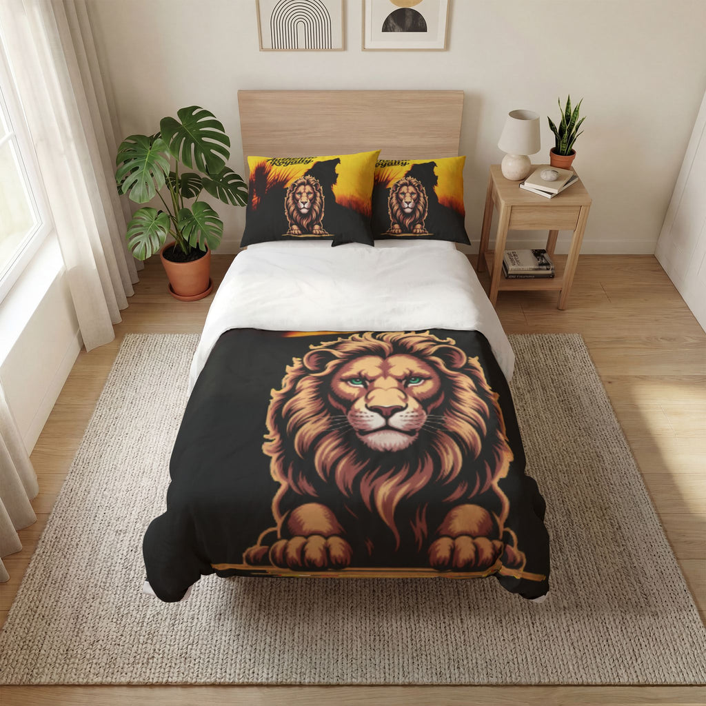 "King Lion" Quilt Cover Set