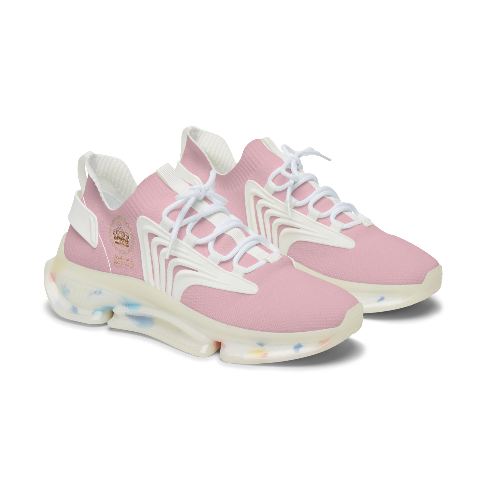 KoolKingKickz Women's "Plush Pink" Mesh Sneakers