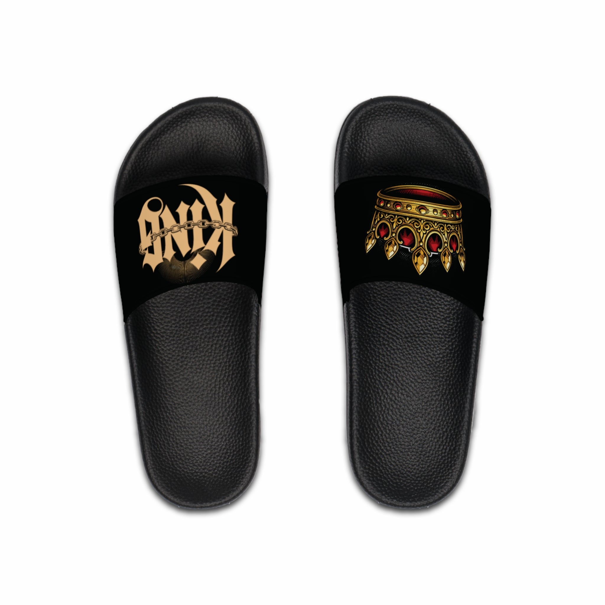 KoolKingKickz Men's "Crown King" Slide Sandals