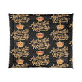 Authentic Royalty "Black & Gold Crown" Comforter