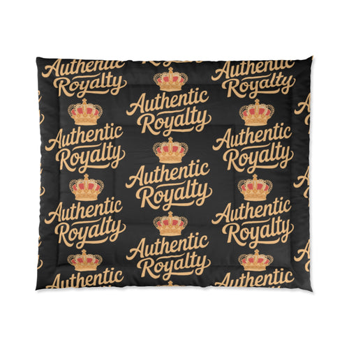 Authentic Royalty "Black & Gold Crown" Comforter