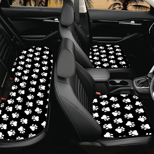 Spruce Up Your Car Interior with a Stylish Dog Paw Print Car Seat Cushion!