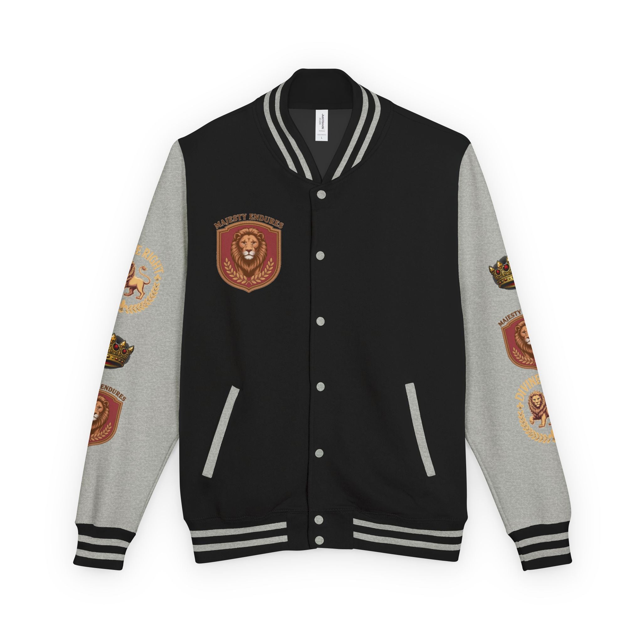 Authentic Royalty Men's "Crowned King" Letterman/Varsity Jacket