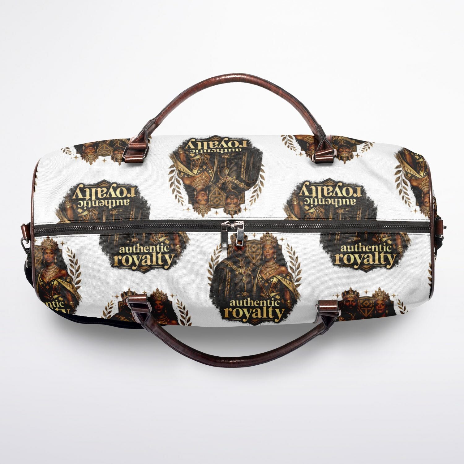 "King & Queen" Canvas Duffel Bag, Large
