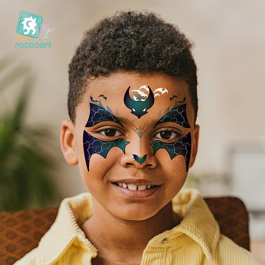Birthday Party Supplies Favors Dinosaur Tiger Panda Face Tattoos Paint for Kids Boys Girls Makeup Face Mask Tattoos for Kids