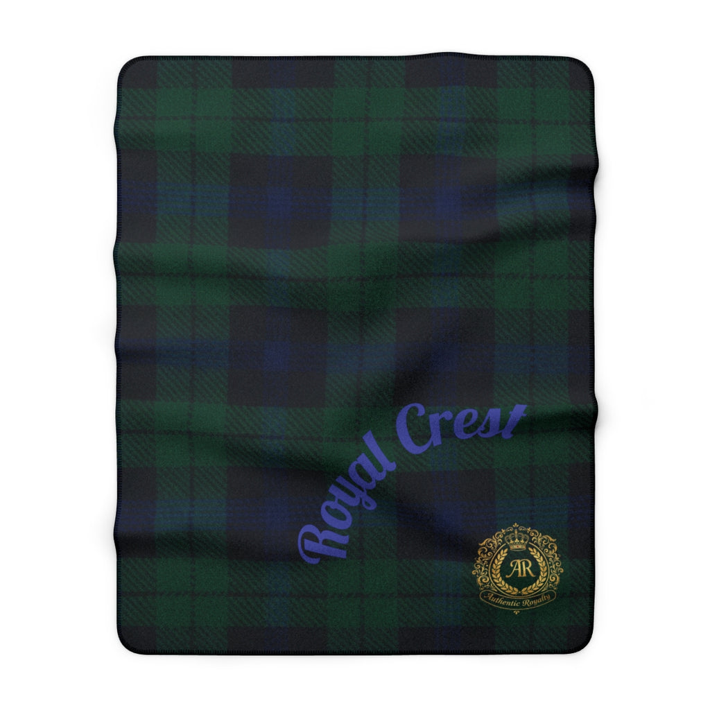 "Royal Crest" Sherpa Blanket