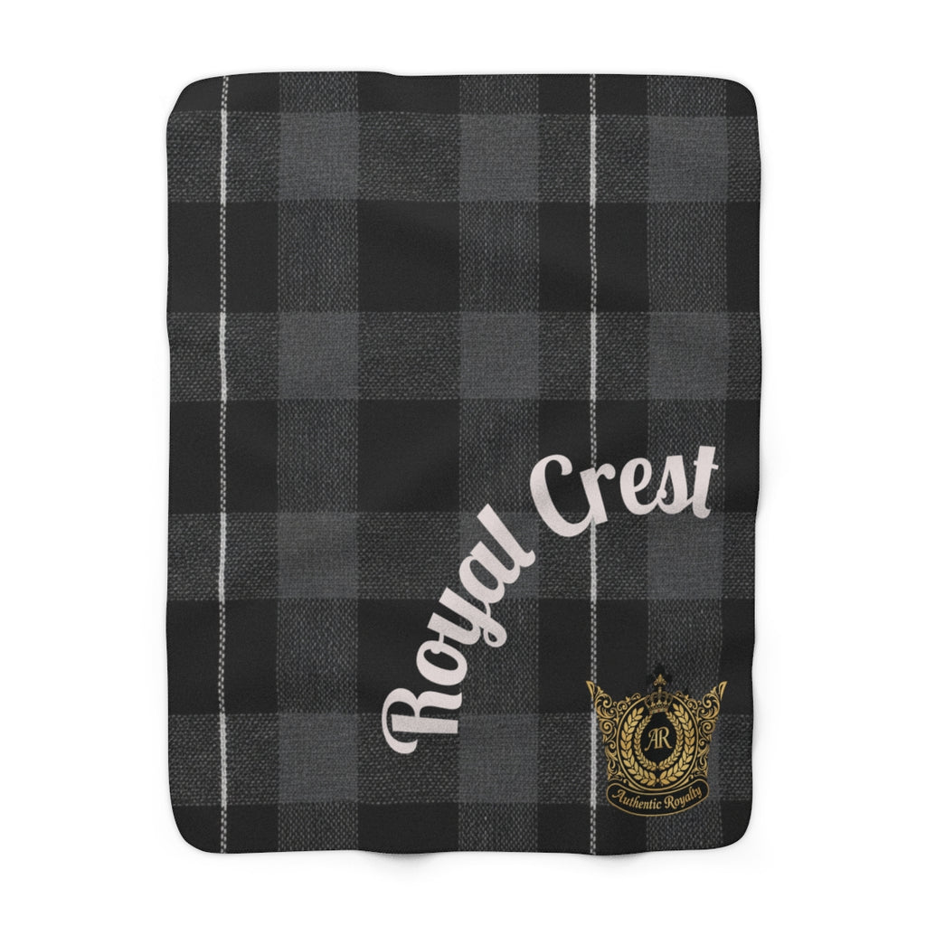 "Royal Crest" Sherpa Blanket