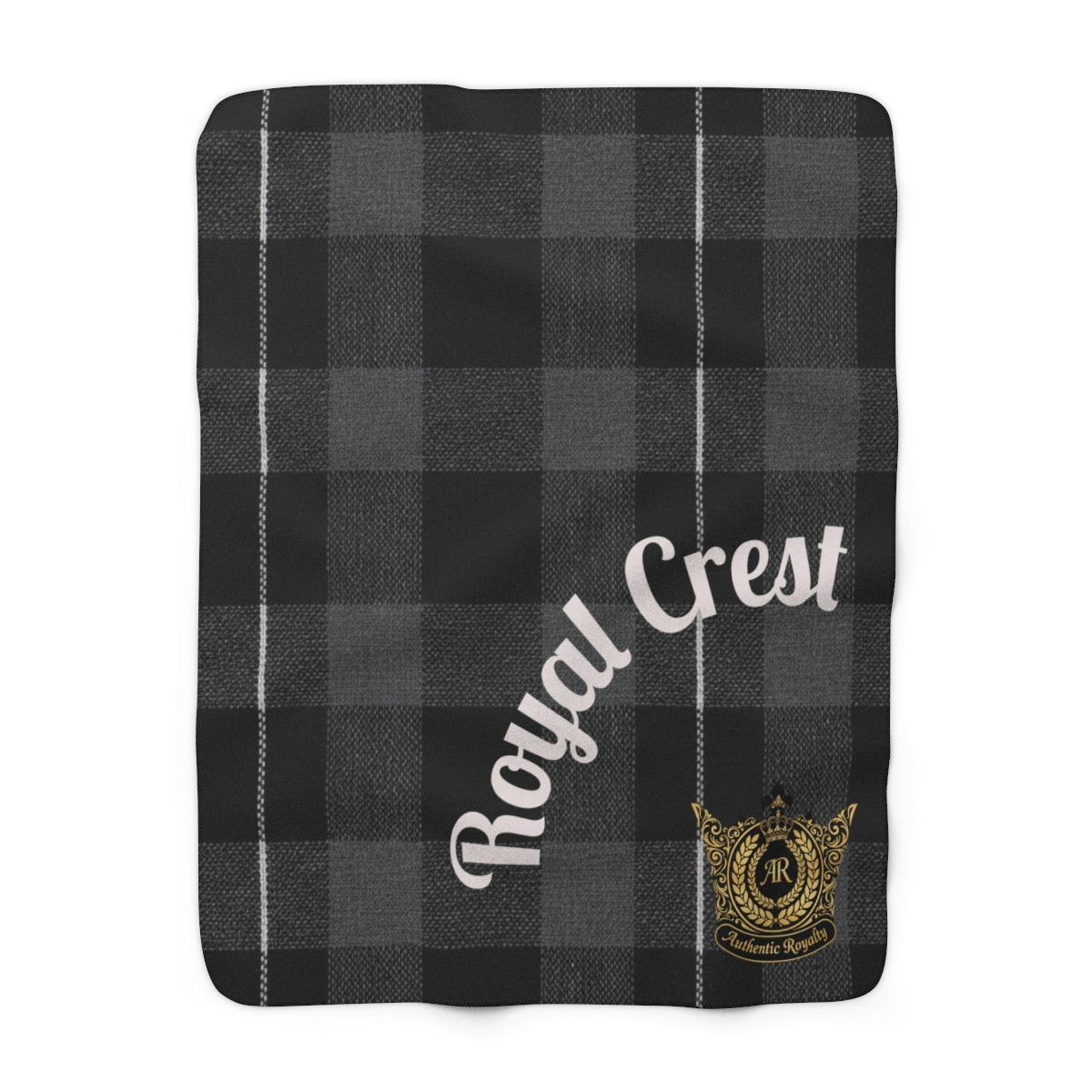 "Royal Crest" Sherpa Blanket
