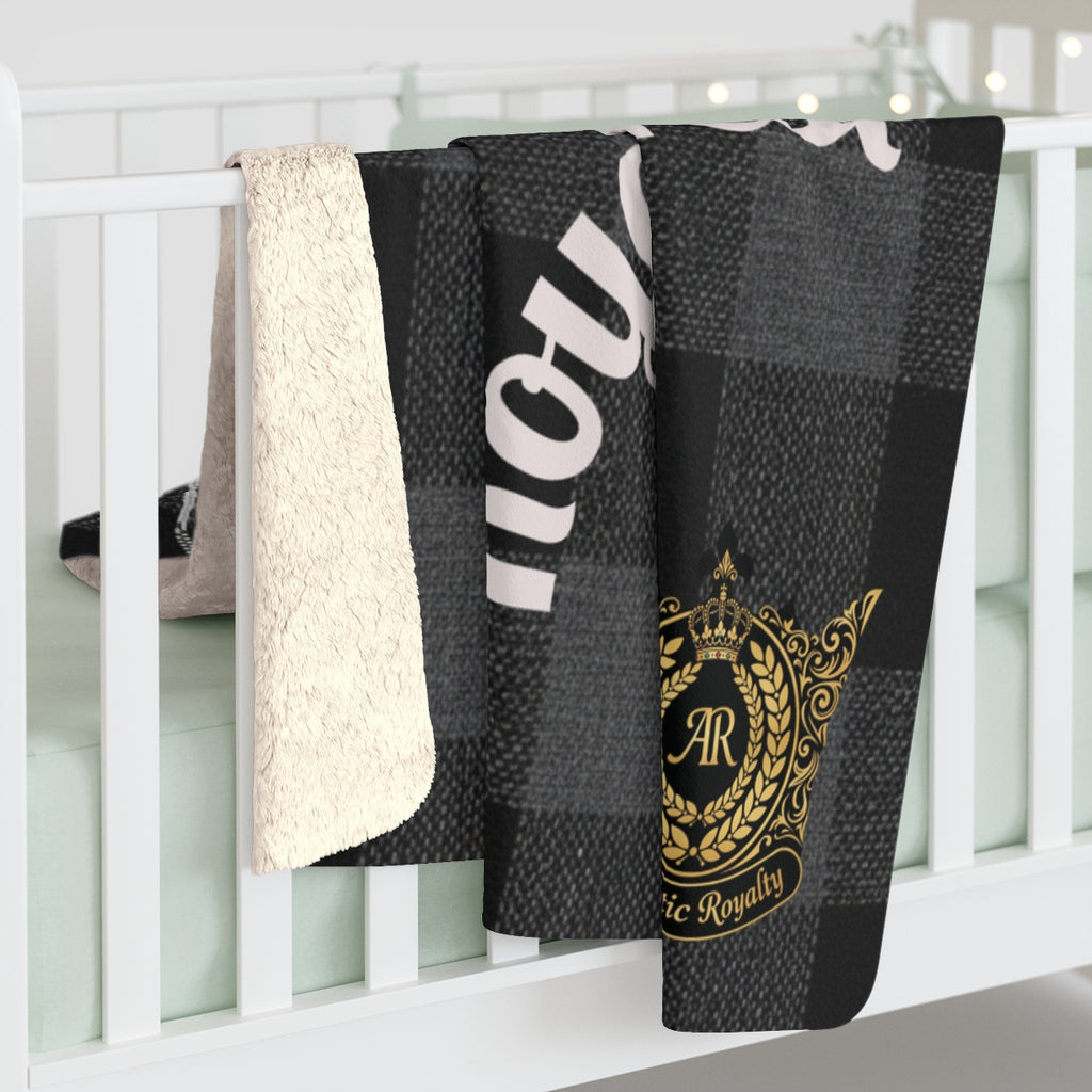 "Royal Crest" Sherpa Blanket