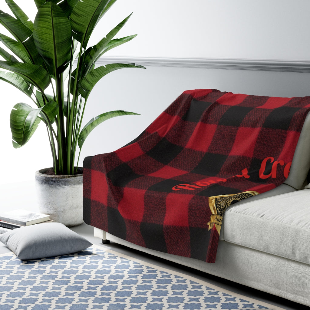 "Royal Crest" Sherpa Blanket