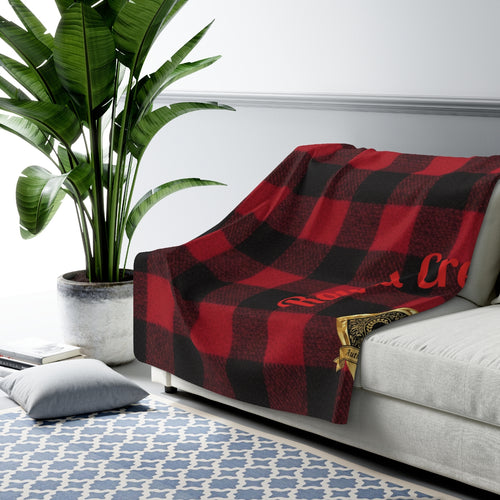 "Royal Crest" Sherpa Blanket