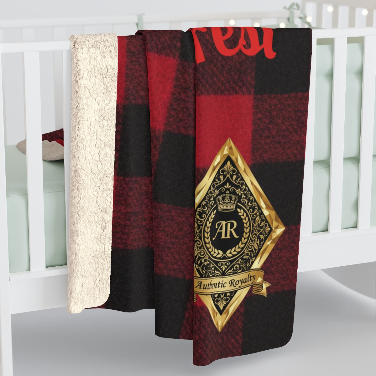 "Royal Crest" Sherpa Blanket