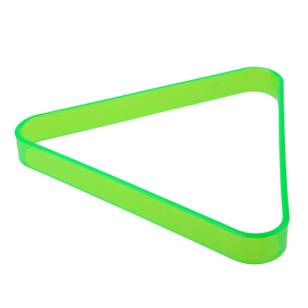 Plastic 8-Ball Billiard / Pool Table Triangle Rack Provides a Durable and Stylish Addition to Your Game Room