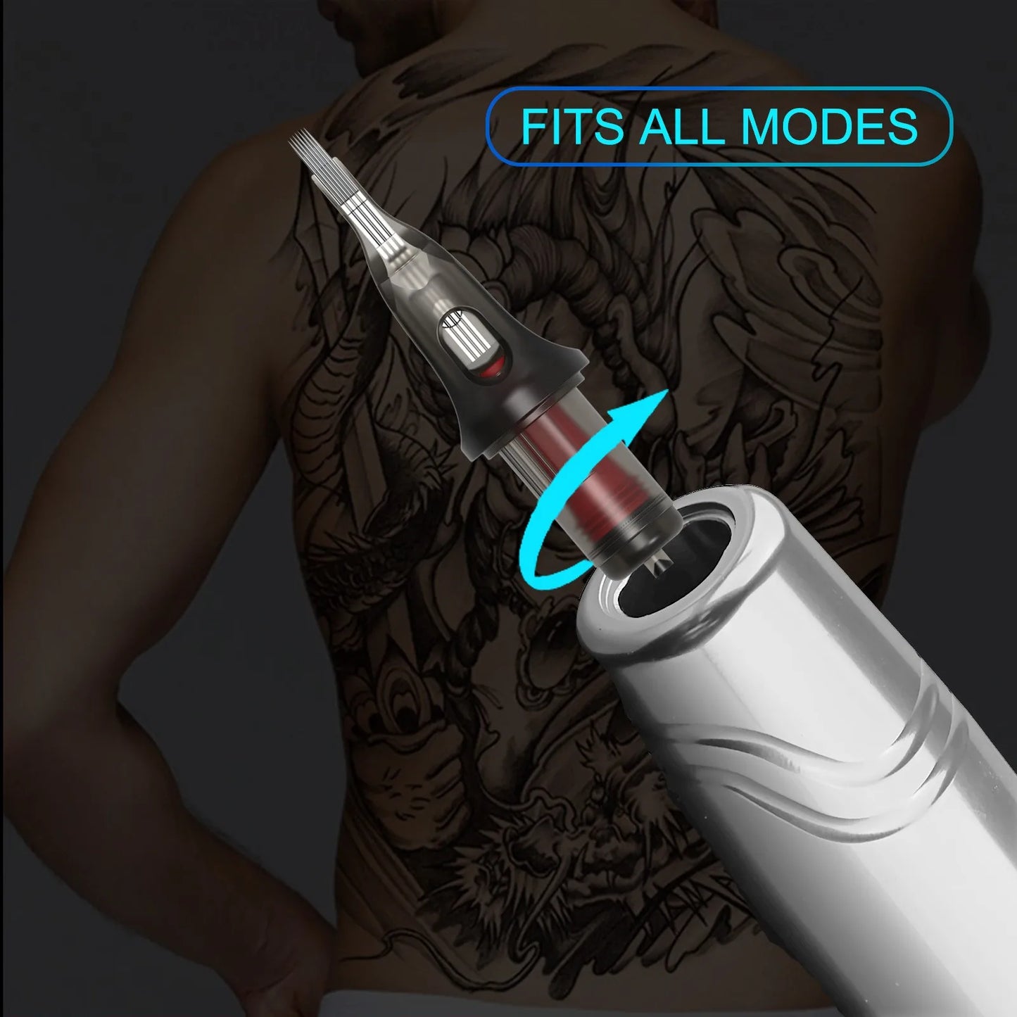 Tuffking Tattoo Machine Minimalist Set Tattoo Pen Tool Tattoo Motor Machine with Packaging Box and 10 Needles