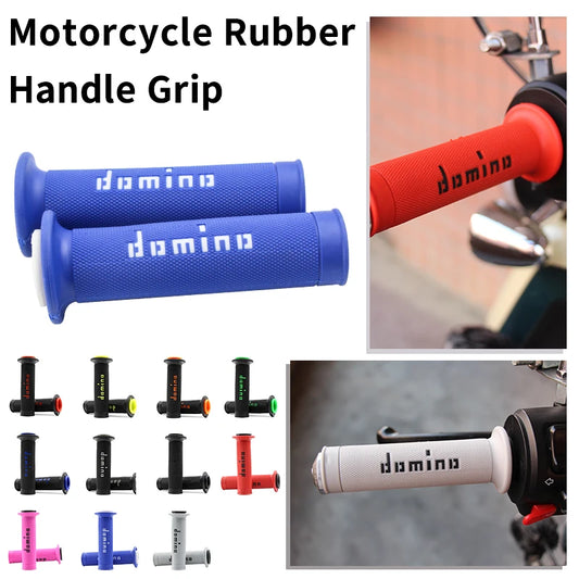 7/8" 22mm Handle Grips  Motorcycle Grips Domino Dirt Pit Bike Motocross Handlebar Rubber Gel Hand Grip Brake Hands