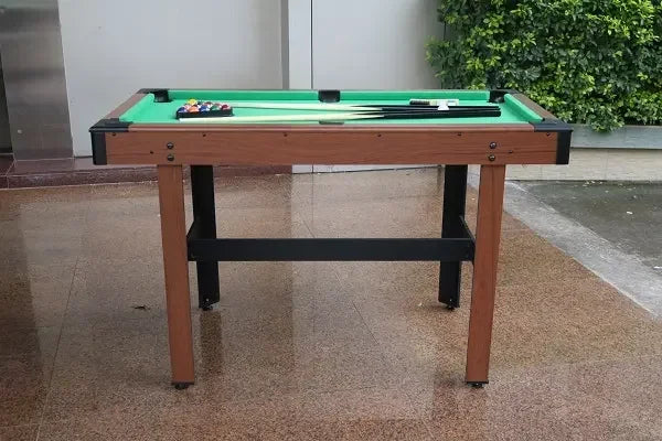 Hot Sale 4ft Snooker Pool Table Indoor Gaming With MDF Cushion And PVC Pocket Billiard Table Promotion