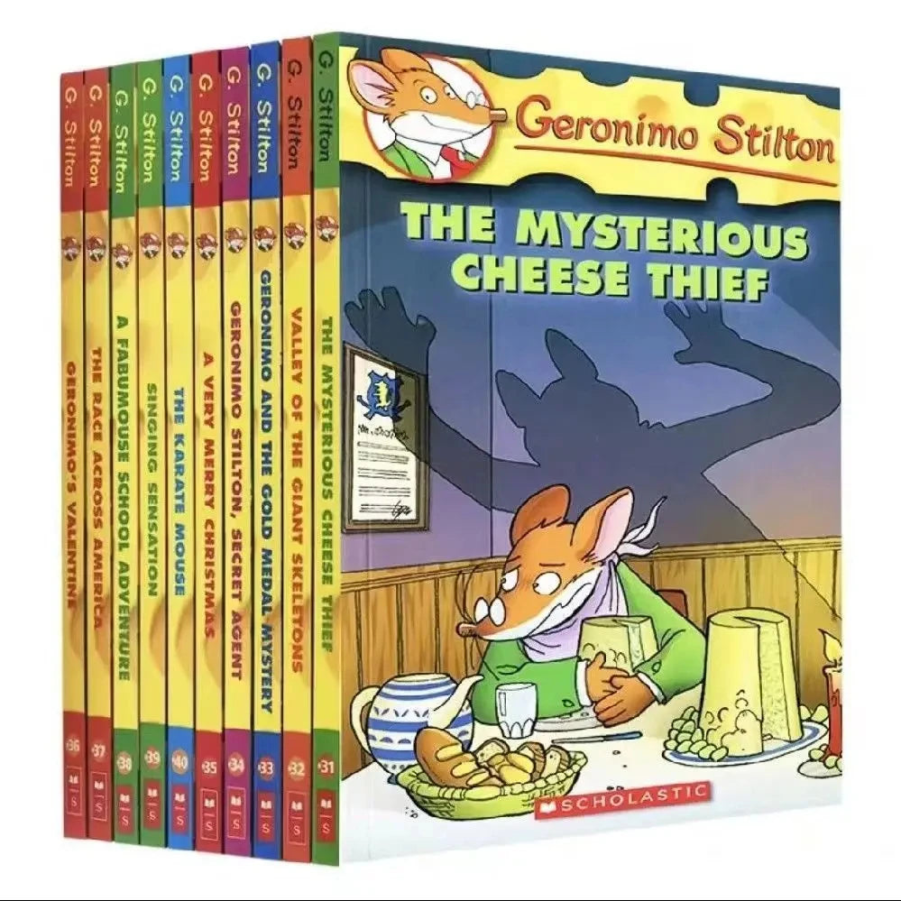 Geronimo Stilton Mouse Reporter 1-80 English Original Chapters, Bridge Books, Complete Set Of 80 Books! Education Teaching