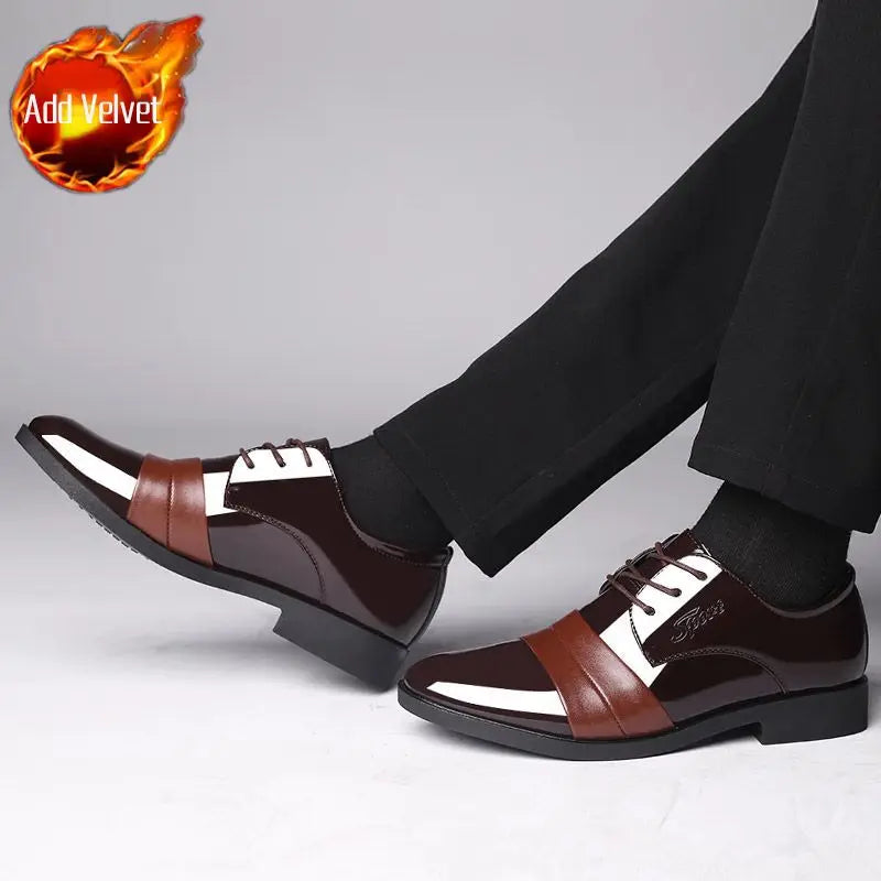 Men's Casual Leather Dress Shoes