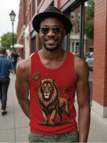 Crowned King Muscle Tank Top