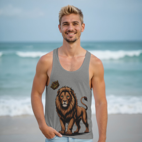 Crowned King Muscle Tank Top