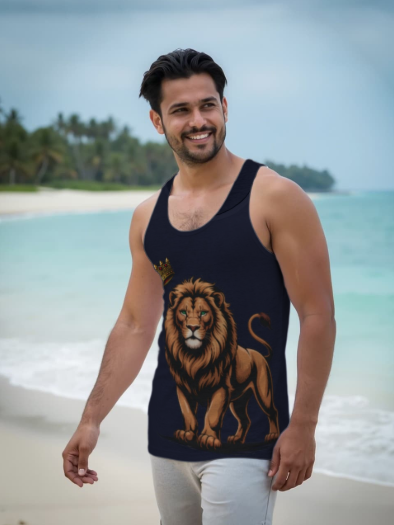 Crowned King Muscle Tank Top