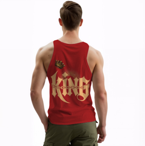 Crowned King Muscle Tank Top