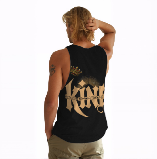 Crowned King Muscle Tank Top